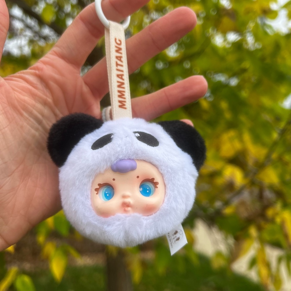 MMNAITANG Panda Plush Keychain